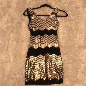 Bebe XXS sequined dress